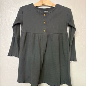 $16 ADD ON little co. waffle dress 5Y‎ Zara Hanna Andersson Kate Quinn Baby Gap